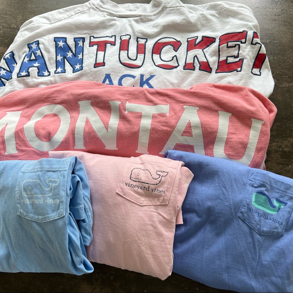 Vineyard Vines & Preppy T Shirt Lot XS